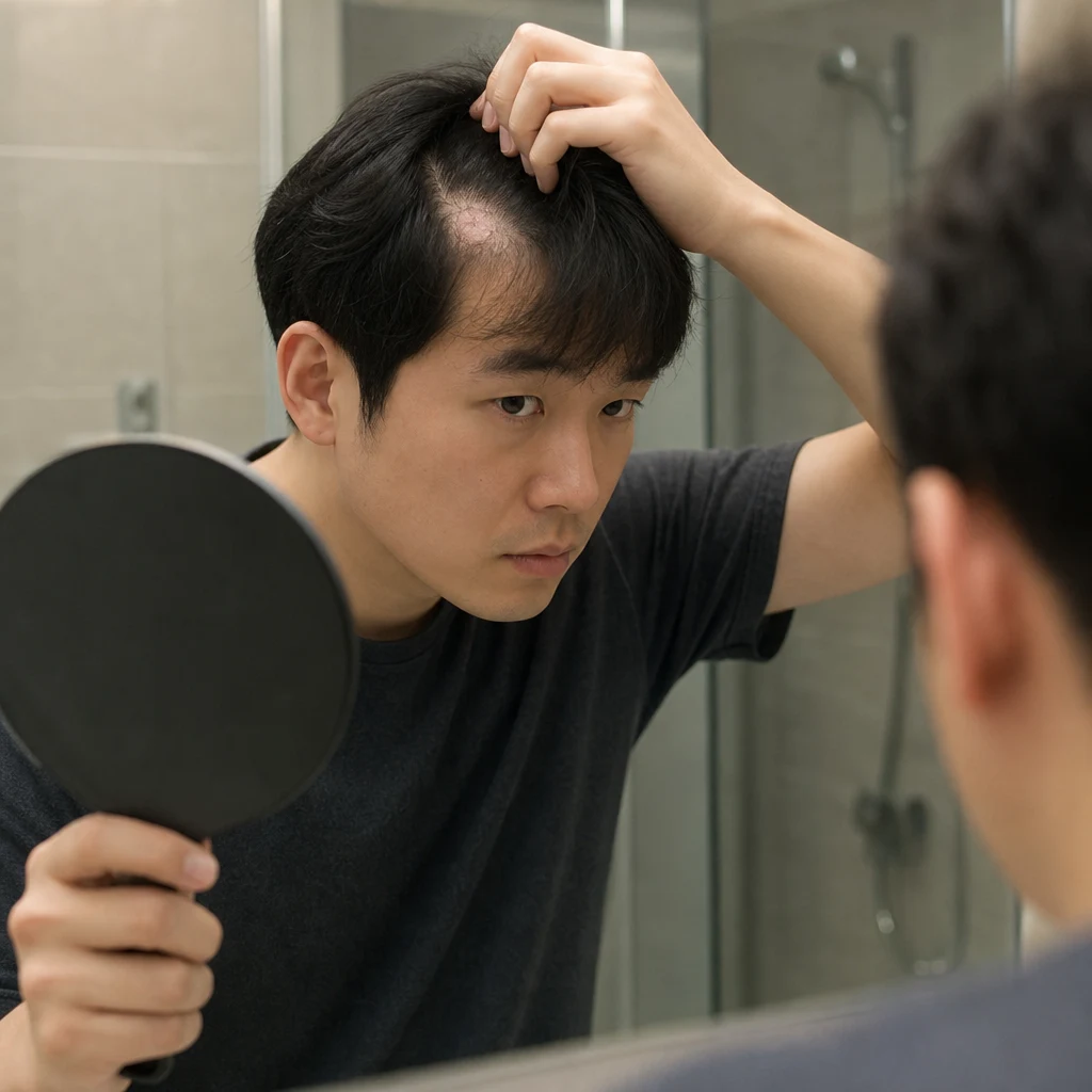 가렵고 각질이 있는 탈모반도 원형탈모일 수 있나요?